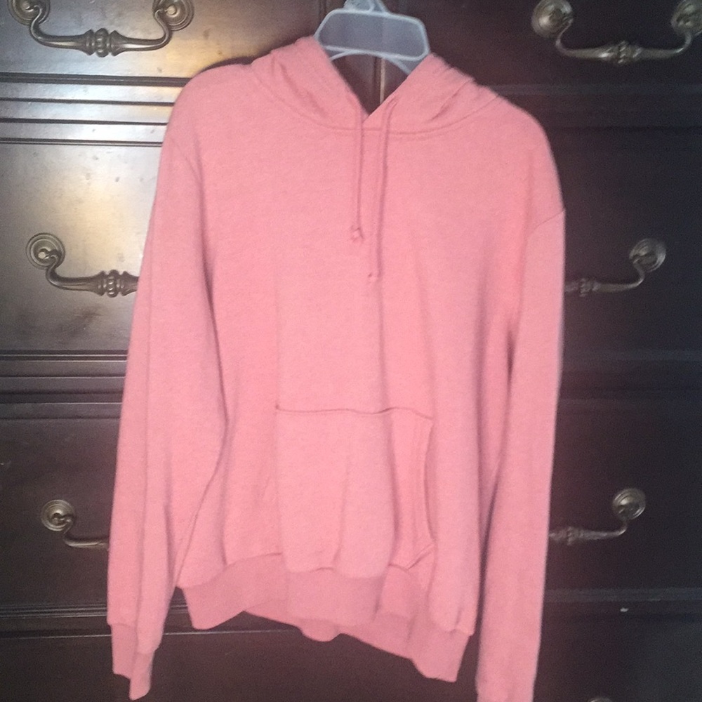 Pale pink hoodie